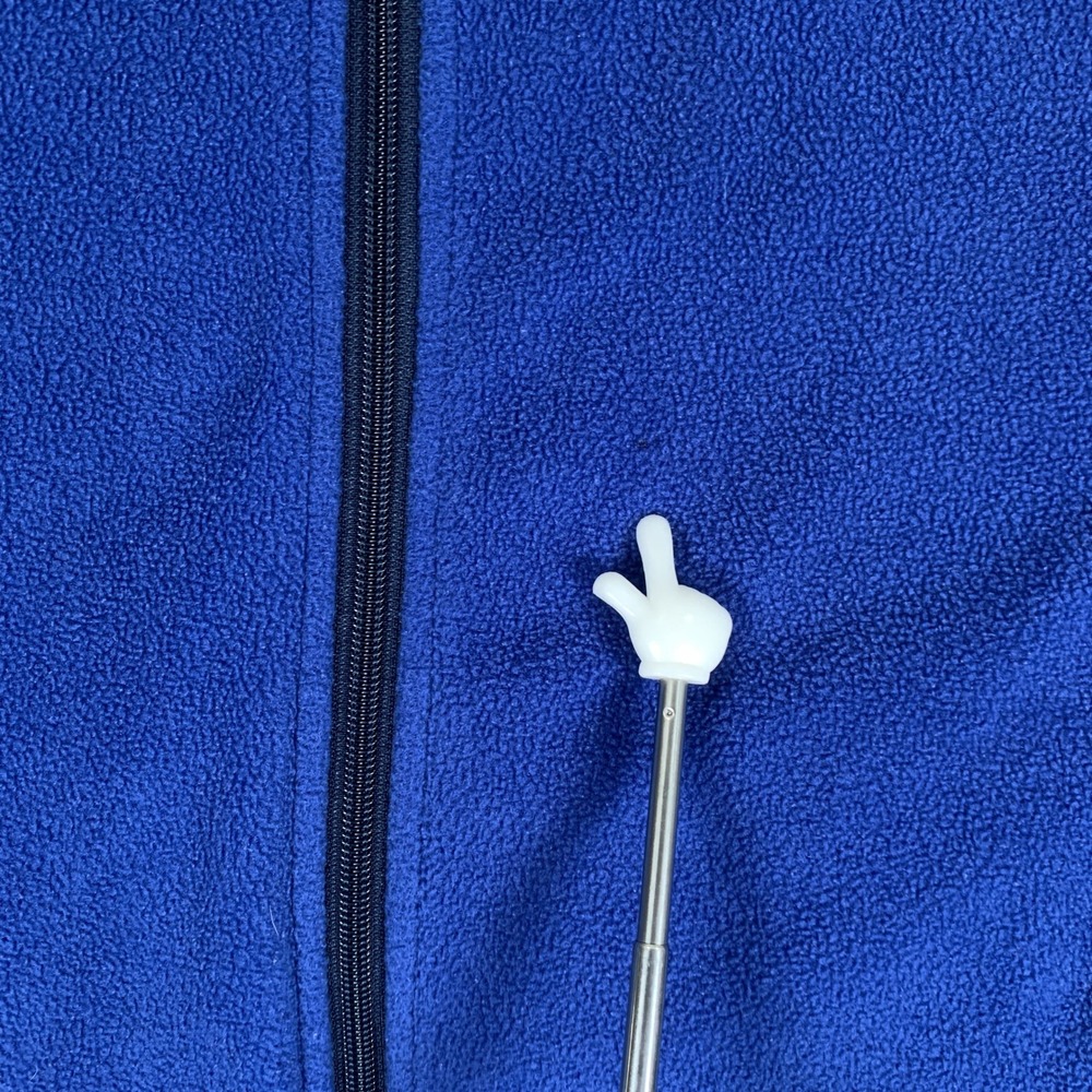 Columbia Fleece Jacket Mens Large Blue Colorblock Full Zip WM3220 Outdoor - Picture 13 of 16